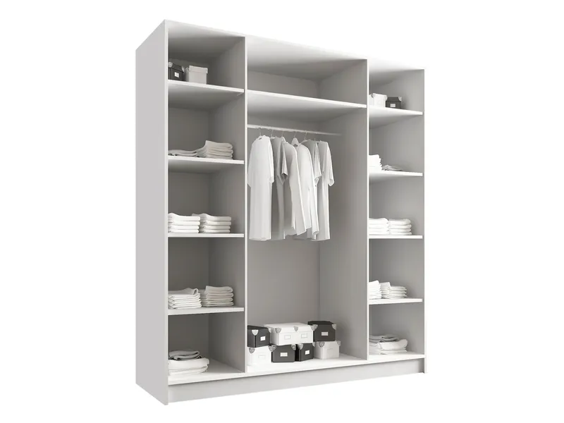 Herrljunga Garderob 200x215 cm - Brun/Guld - Products - Förvaring - Garderober & garderobssystem