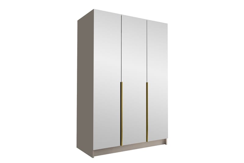Herrljunga Garderob med Spegel 150 cm - Kashmir/Guld - Products - Förvaring - Garderober & garderobssystem