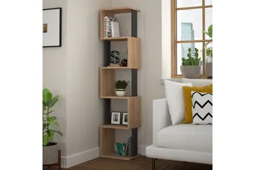 Chiranda Förvaringshylla - Mörkgrå/Trä - Products - Förvaring - Hylla - Bokhylla