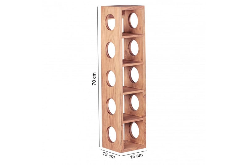 Halkett Vinställ 15x15 cm - Trä/natur - Products - Förvaring - Hylla - Förvaringshylla - Vinställ & vinhylla