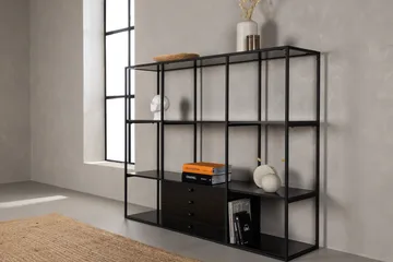 Amarillo Skåpsbyrå 120 cm - Svart - Products - Förvaring - Skåp - Förvaringsskåp