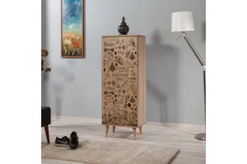 Brokind Skoskåp 50 cm - Brun/Mönstrad - Products - Förvaring - Skåp - Förvaringsskåp