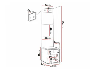 Dunvegan Highboard Black - Products - Förvaring - Skåp - Förvaringsskåp