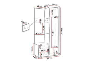 Dunvegan Highboard Graphite - Products - Förvaring - Skåp - Förvaringsskåp