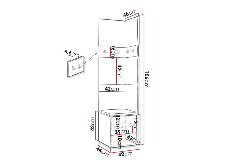 Dunvegan Highboard White - Products - Förvaring - Skåp - Förvaringsskåp