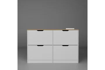 Durusu Skoskåp 120 cm - Matt Vit - Products - Förvaring - Skåp - Förvaringsskåp