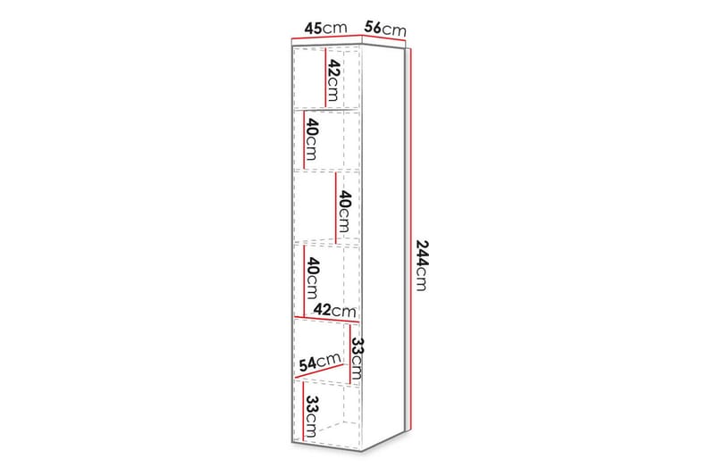 Juniskär Highboard - Svart - Products - Förvaring - Skåp - Förvaringsskåp