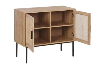 Skåp 2 dörrar rotting ljusbrun PASCO - Trä/natur - Products - Förvaring - Skåp - Förvaringsskåp