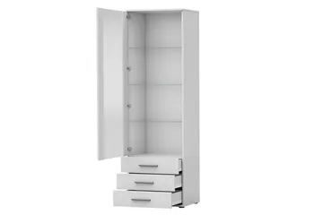 Soho Vitrinskåp 60x41x192 cm - Svart - Products - Förvaring - Skåp - Vitrinskåp