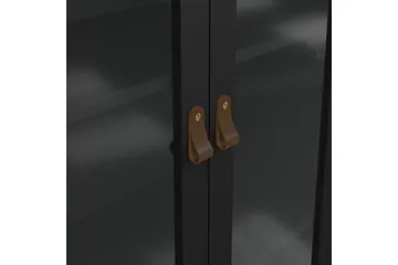 Vallvidera Vitrinskåp 78,05x199 cm - Svart - Products - Förvaring - Skåp - Vitrinskåp