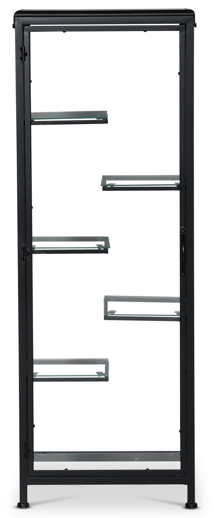 Winchester skåp i glas (Glasmonter) - Svart / Glas - svart - Products - Förvaring - Skåp - Vitrinskåp