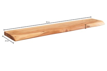 Belleview Vägghylla 80x25 cm - Trä/natur - Products - Förvaring - Småförvaring - Väggförvaring