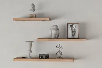 Cordin Vägghylla 2x30 cm 3-pack - Natur - Products - Förvaring - Småförvaring - Väggförvaring