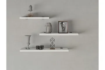 Cordin Vägghylla 2x30 cm 3-pack - Vit - Products - Förvaring - Småförvaring - Väggförvaring