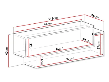Edson Vägghylla 115 cm - Products - Förvaring - Småförvaring - Väggförvaring