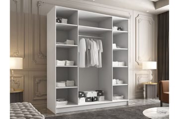 Vadstena Garderob med Spegel 200 cm - Svart - Products - Förvaring - Garderober & garderobssystem