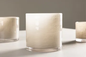 Glora Ljuslykta 12x12 cm - Beige - Products - Inredning - Ljus & dofter - Ljusstakar & ljuslyktor