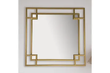 Spegel Wohnling Fyrkantig Geometrisk 60 cm Metallram Modern - Products - Inredning - Spegel - Hallspegel