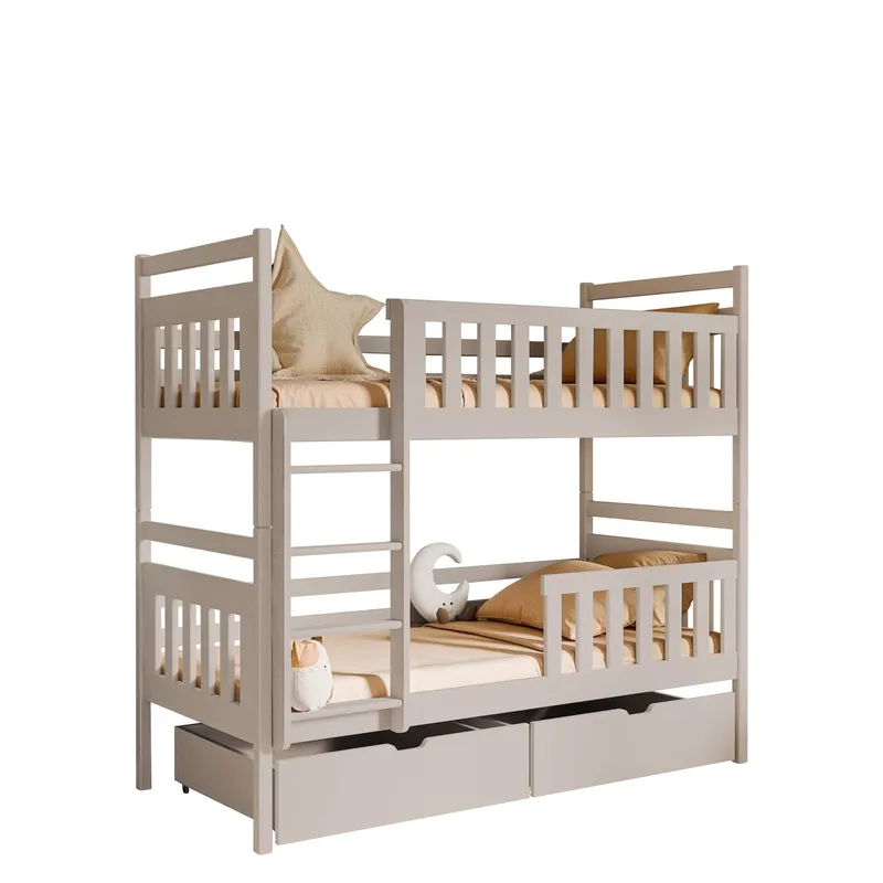 Bridgeorth Våningssäng Två Liggplatser 80x180 cm, Beige