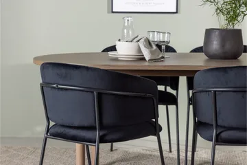 Andy Matgrupp 180 cm Oval med 4 Selma Stolar - Natur - Products - Möbler - Bord & matgrupp - Matgrupp