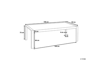 Arctic I Matbord 180 cm - Vit - Products - Möbler - Bord & matgrupp - Matbord & köksbord