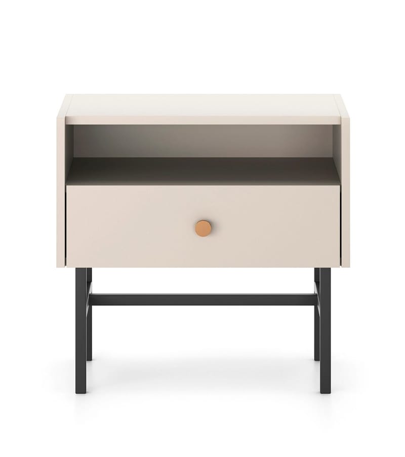 Francisca Sängbord 55 cm - Cashmere - Products - Möbler - Bord & matgrupp - Avlastningsbord & sidobord - Sängbord & nattduksbord