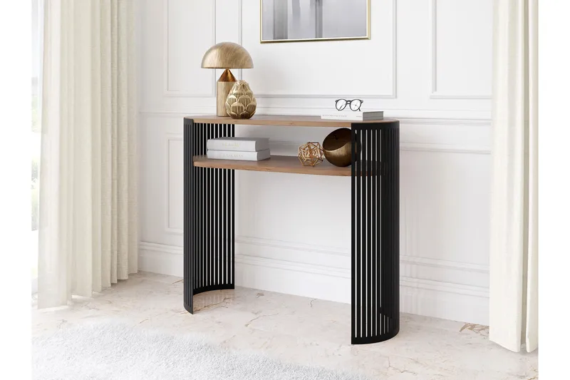Friend Konsollbord 100 cm - Svart/Brun - Products - Möbler - Bord & matgrupp - Avlastningsbord & sidobord - Konsolbord & hallbord