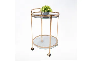 Genova Serveringsbord 80x42x80 cm Ljusbrun - Products - Möbler - Bord & matgrupp - Avlastningsbord & sidobord - Brickbord & småbord