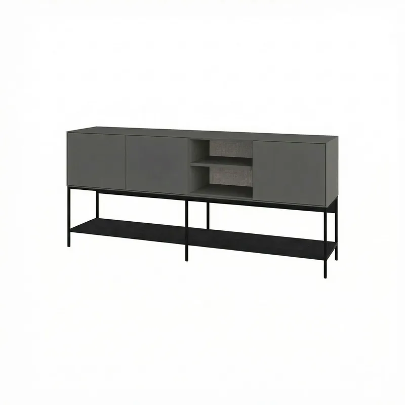 Kenvor Konsol 180x80x40 cm - Antracit, Wood Black, Svart - Products - Möbler - Bord & matgrupp - Avlastningsbord & sidobord - Konsolbord & hallbord