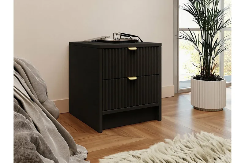 Kintore Sängbord 35 cm - Svart - Products - Möbler - Bord & matgrupp - Avlastningsbord & sidobord - Sängbord & nattduksbord