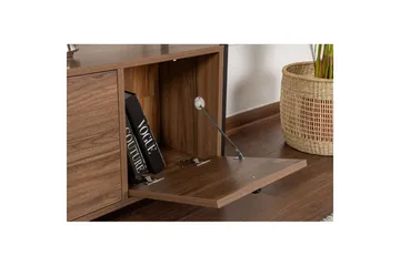 Konsolbord Hemani Valnöt Svart - Valnöt Svart - Products - Möbler - Bord & matgrupp - Avlastningsbord & sidobord - Konsolbord & hallbord