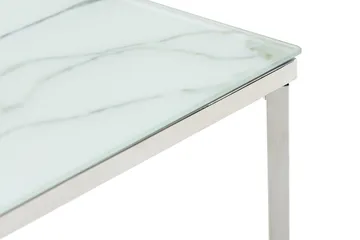 Nelly Sidobord 45 cm - Vit/Krom - Products - Möbler - Bord & matgrupp - Avlastningsbord & sidobord - Brickbord & småbord