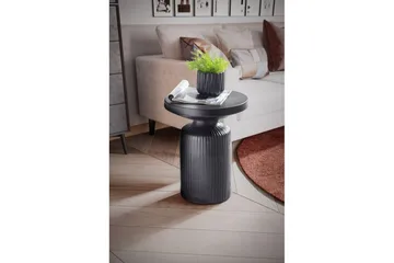 Sido bord Wohnling Metall Rund 40 cm Svart Hamrad Look Industriell - Products - Möbler - Bord & matgrupp - Avlastningsbord & sidobord - Brickbord & småbord