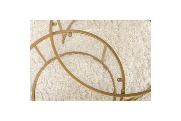 Soffbordset Rikiya Guld Transparent - Products - Möbler - Bord & matgrupp - Avlastningsbord & sidobord - Satsbord