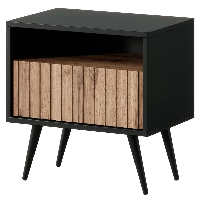 Tapas Sängbord 48 cm, Svart