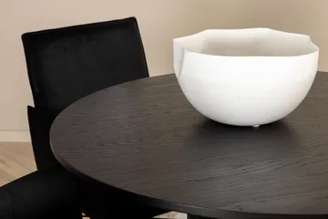 Bianca Matgrupp 110 cm Rund med 4 Petra stolar - Svart - Products - Möbler - Bord & matgrupp - Matgrupp