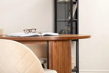 Bianca Matgrupp 200 cm Oval med 4 Velvet stolar - Svart - Products - Möbler - Bord & matgrupp - Matgrupp