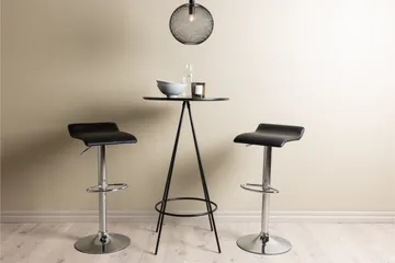 Bistro Matgrupp 60 cm Rund med 2 Jonna stolar - Svart - Products - Möbler - Bord & matgrupp - Matgrupp