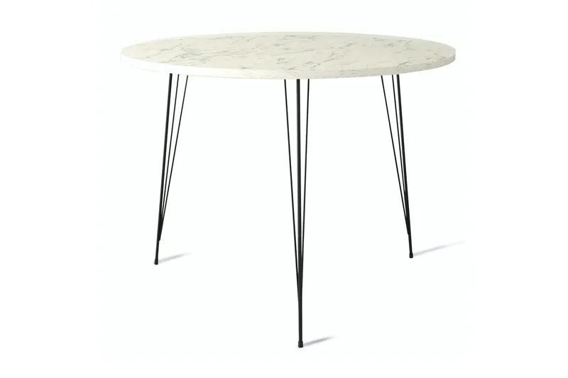 Bonnick Bord 90 cm - Svart/Vit - Products - Möbler - Bord & matgrupp - Matbord & köksbord