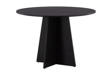 Bootcut Matbord 110 cm Runt - Svart - Products - Möbler - Bord & matgrupp - Matbord & köksbord