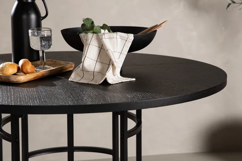 Copenhagen Matbord 115 cm Runt - Svart - Products - Möbler - Bord & matgrupp - Matbord & köksbord