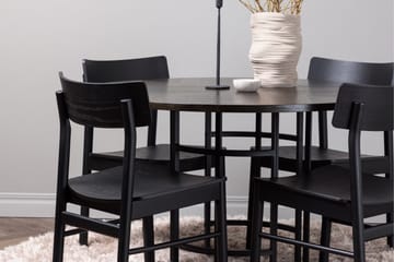 Copenhagen Matgrupp + 4 stolar - Svart/Mocca - Products - Möbler - Bord & matgrupp - Matgrupp