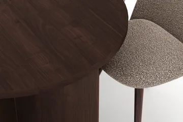 Dano Matbord 180 cm  med 6 Nibe Plus Matstolar - Valnöt / Greige - Products - Möbler - Bord & matgrupp - Matgrupp