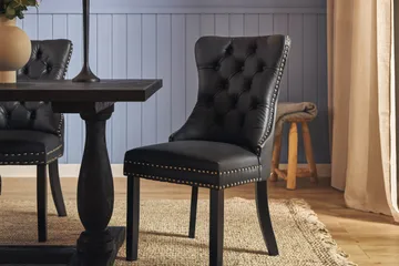 Dijon Matgrupp 200 cm inkl 6 Bergviken Stolar Konstläder - Brun - Products - Möbler - Bord & matgrupp - Matgrupp