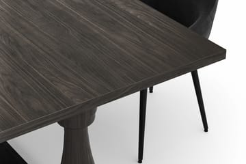 Dijon Matgrupp 200x100cm med 4 Alsarp Matstolar - Brun - Products - Möbler - Bord & matgrupp - Matgrupp