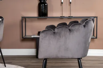 Estelle Matgrupp 106 cm Rund med 4 Limhamn stolar - Svart - Products - Möbler - Bord & matgrupp - Matgrupp