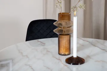 Estelle Matgrupp 106 cm Rund med 4 Polar stolar - Svart - Products - Möbler - Bord & matgrupp - Matgrupp