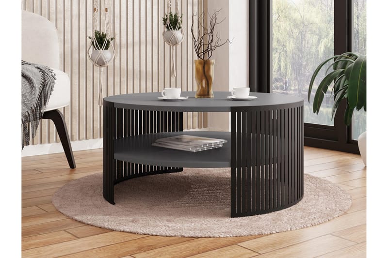 Friend Soffbord 75 cm - Svart/Ljusgrå - Products - Möbler - Bord & matgrupp - Soffbord