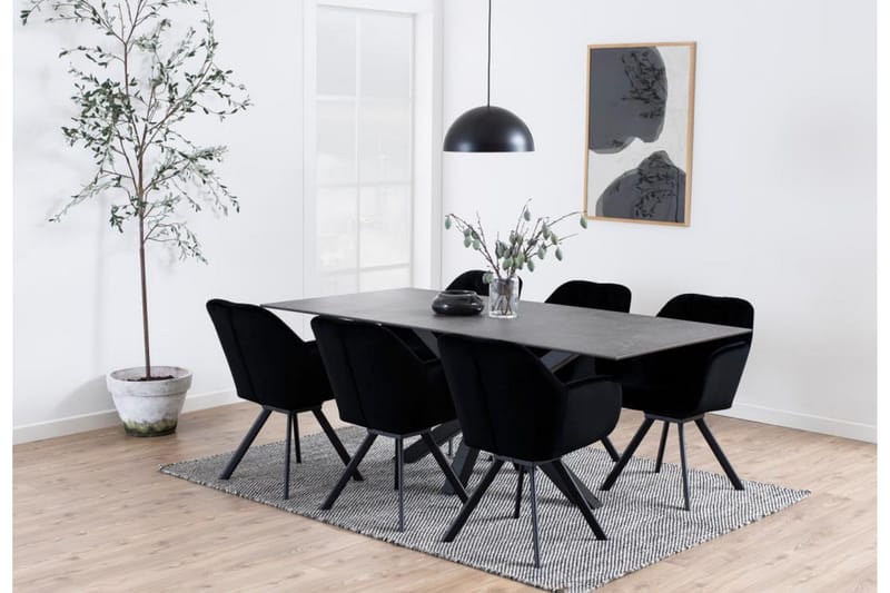 Ganesh Matbord 100 cm Rektangulär - Svart - Products - Möbler - Bord & matgrupp - Matbord & köksbord