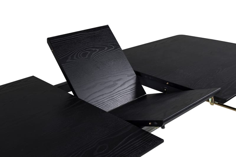 Gold Matbord 180 cm Förlängningsbart - Svart - Products - Möbler - Bord & matgrupp - Matbord & köksbord